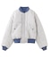 PANELED FUR REVERSIBLE MA-1 JACKET