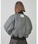 PANELED FUR REVERSIBLE MA-1 JACKET