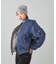 PANELED FUR REVERSIBLE MA-1 JACKET