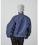 PANELED FUR REVERSIBLE MA-1 JACKET