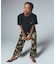 WAIST RIB EASY PANTS