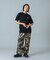 WAIST RIB EASY PANTS
