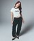 WAIST RIB EASY PANTS