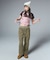WAIST RIB EASY PANTS