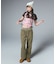WAIST RIB EASY PANTS