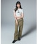 WAIST RIB EASY PANTS