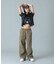 WAIST RIB EASY PANTS