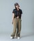 WAIST RIB EASY PANTS