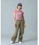 WAIST RIB EASY PANTS