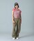 WAIST RIB EASY PANTS