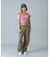 WAIST RIB EASY PANTS