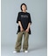 WAIST RIB EASY PANTS