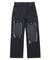 DISTRESSED 2TONE DENIM