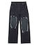 DISTRESSED 2TONE DENIM