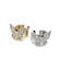 RHINESTONE BUTTERFLY LOGO RING