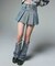 EMBROIDERED DENIM LEG WARMER