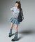 EMBROIDERED DENIM LEG WARMER
