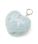 PADDED HEART KEY CHARM