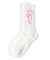 PENCIL SCRIPT LOGO RIB SOCKS
