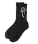 PENCIL SCRIPT LOGO RIB SOCKS