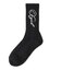 PENCIL SCRIPT LOGO RIB SOCKS