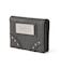METAL LABEL FAUX LEATHER MINI WALLET