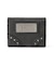 METAL LABEL FAUX LEATHER MINI WALLET