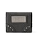 METAL LABEL FAUX LEATHER MINI WALLET