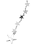 STAR AND LOGO CHAIN BELT