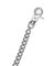 STAR AND LOGO CHAIN BELT