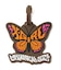 BUTTERFLY LUGGAGE TAG
