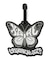 BUTTERFLY LUGGAGE TAG