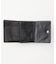 SILVER GLITTER OVAL LOGO BUCKLE MINI WALLET