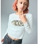 OVAL LOGO PATCH L/S COMPACT TOP