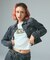 OVAL LOGO PATCH L/S COMPACT TOP