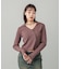 ZIP UP RIB KNIT TOP