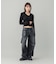 ZIP UP RIB KNIT TOP