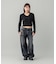ZIP UP RIB KNIT TOP