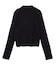 ZIP UP RIB KNIT TOP