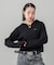 RIB KNIT HOODIE