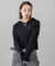 RIB KNIT HOODIE