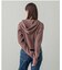 RIB KNIT HOODIE