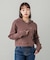 RIB KNIT HOODIE
