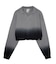 DIP DYE CROPED KNIT TOP