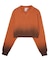 DIP DYE CROPED KNIT TOP