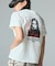 CURSIVE SCRIPT LOGO AND FACE S/S TEE