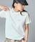 CURSIVE SCRIPT LOGO AND FACE S/S TEE