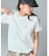 CURSIVE SCRIPT LOGO AND FACE S/S TEE