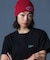 CURSIVE SCRIPT LOGO AND FACE S/S TEE