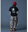 CURSIVE SCRIPT LOGO AND FACE S/S TEE